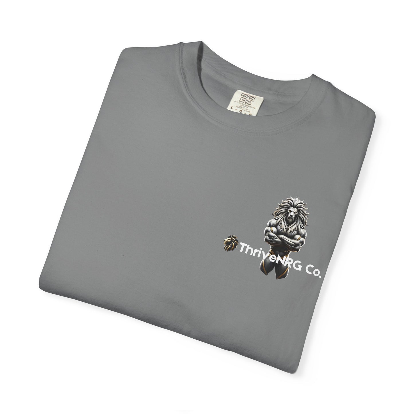 Lion Graphic Unisex Garment-Dyed T-Shirt - Casual Cool Apparel
