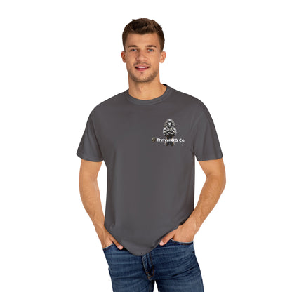 Lion Graphic Unisex Garment-Dyed T-Shirt - Casual Cool Apparel