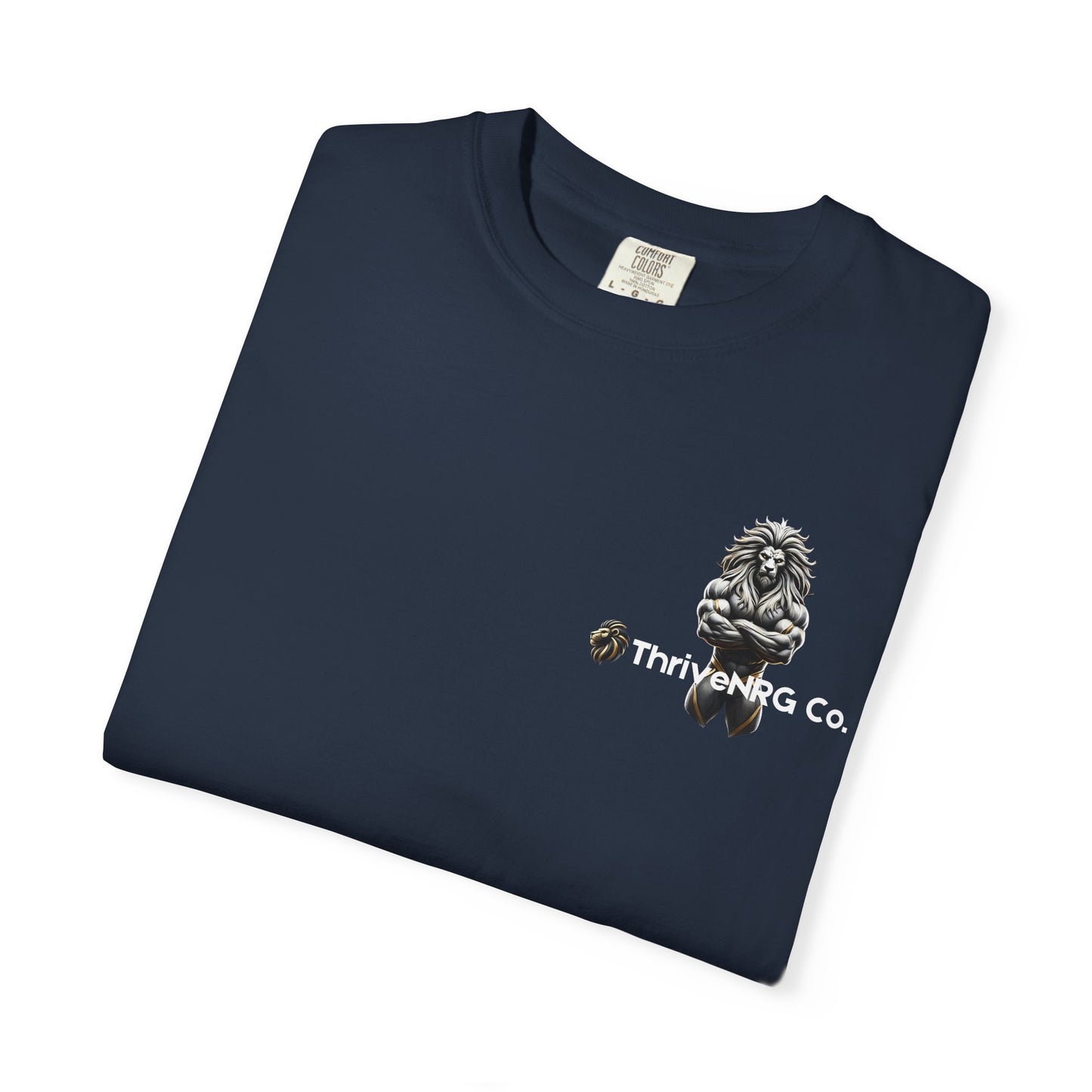 Lion Graphic Unisex Garment-Dyed T-Shirt - Casual Cool Apparel