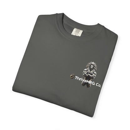 Lion Graphic Unisex Garment-Dyed T-Shirt - Casual Cool Apparel