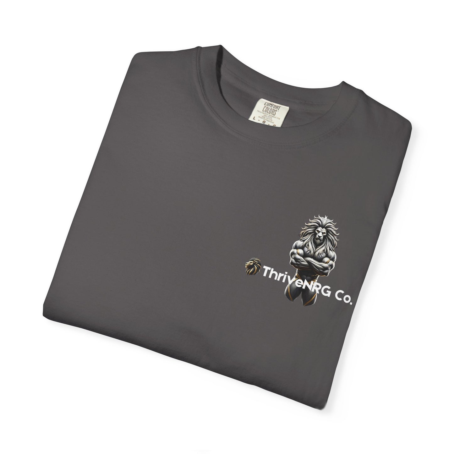 Lion Graphic Unisex Garment-Dyed T-Shirt - Casual Cool Apparel