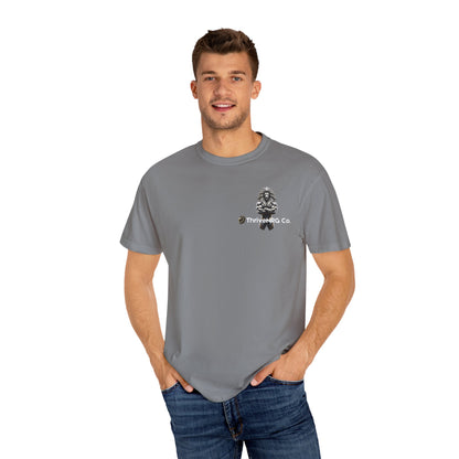 Lion Graphic Unisex Garment-Dyed T-Shirt - Casual Cool Apparel