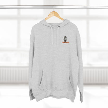 Casual Three-Panel Fleece Hoodie for Everyday Comfort